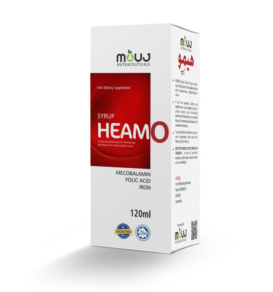 Heamo Tab (20's) Maintain Red Blood Cells & Hemoglobin Levels Iron Bisglycinate , Mecobalamin,Folic Acid